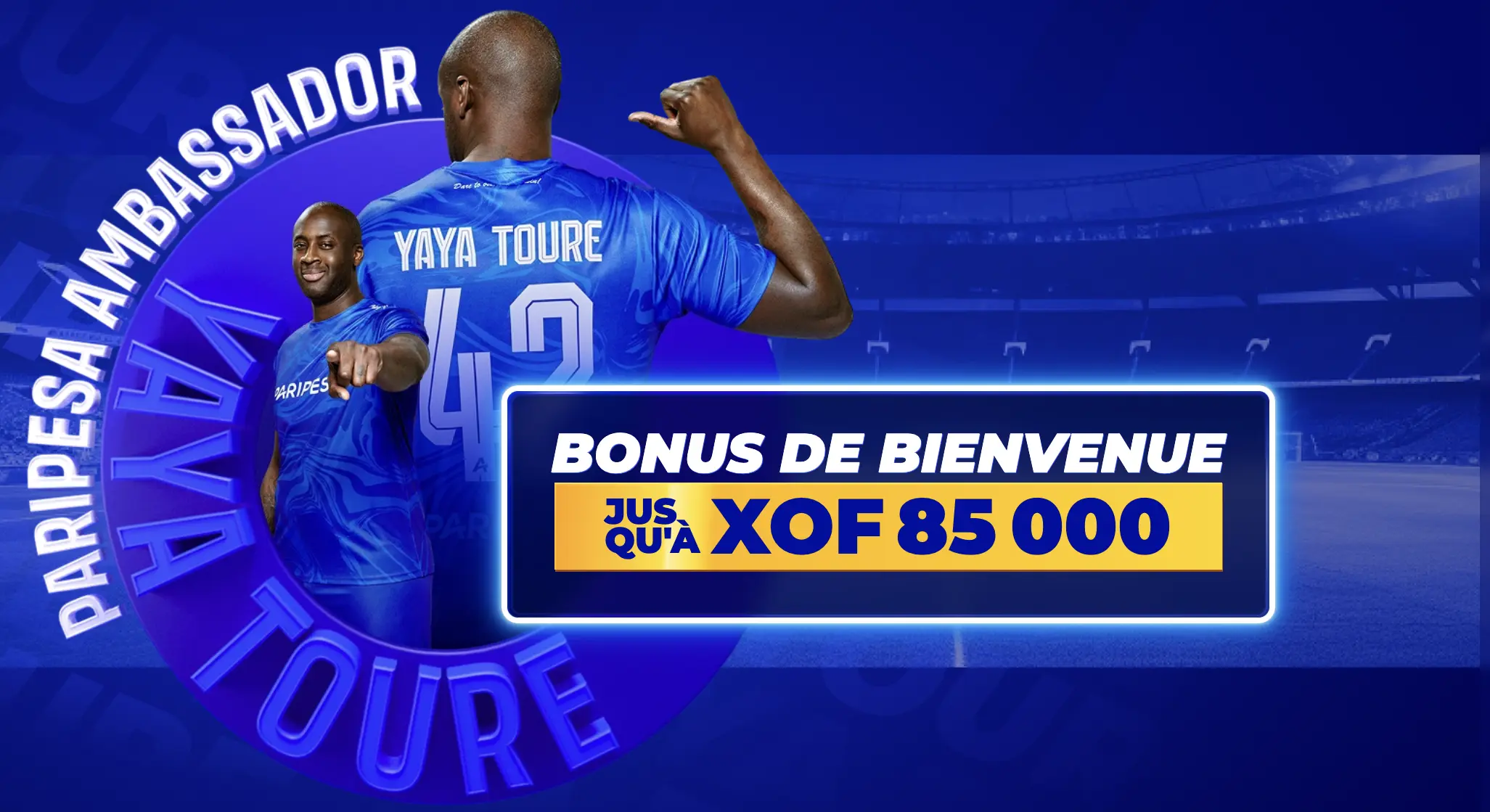 Page d'inscription au bonus de bienvenue PariPesa Benin