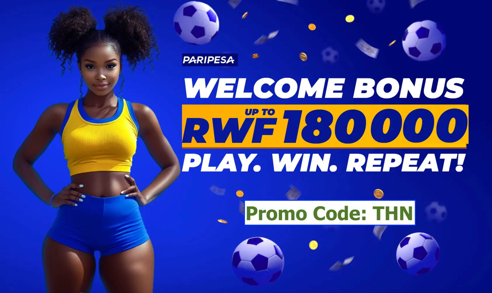 PariPesa Egypt welcome bonus registration page