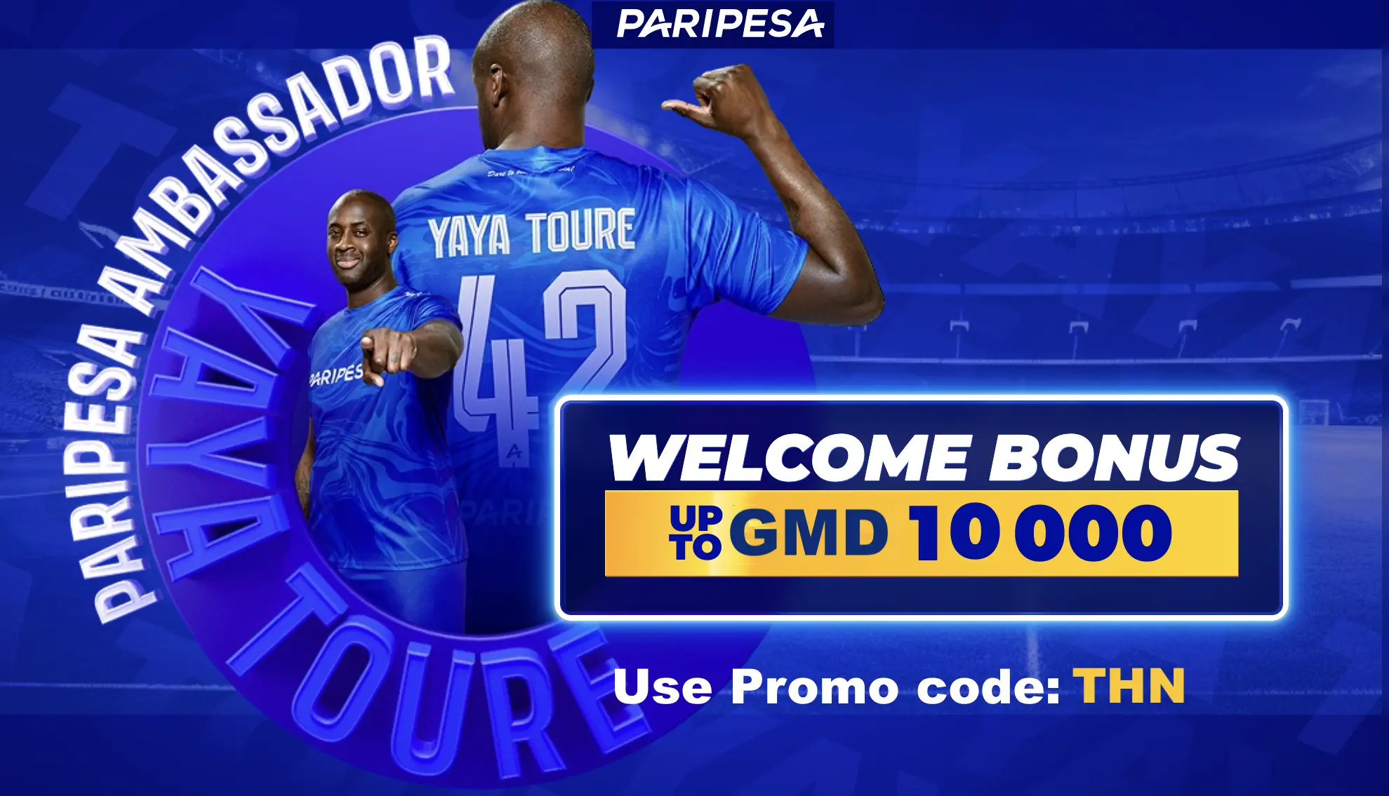 Paripesa Gambia Sign Up bonus