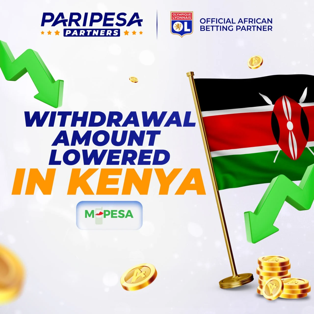 Paripesa Kenya payment limits