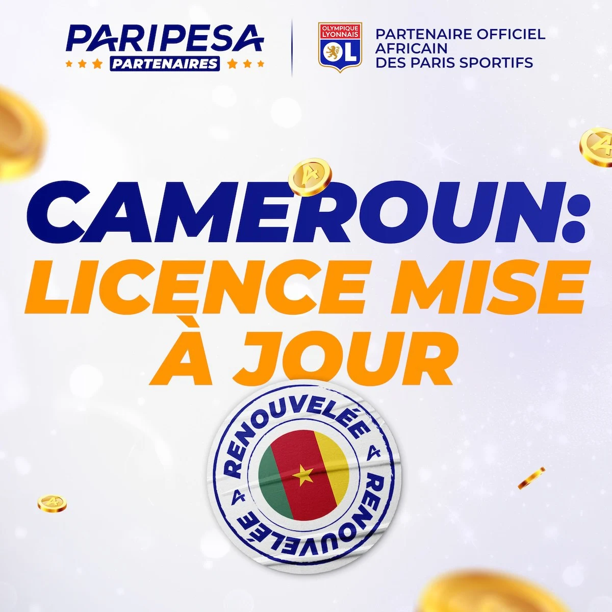 Licence Paripesa Cameroun