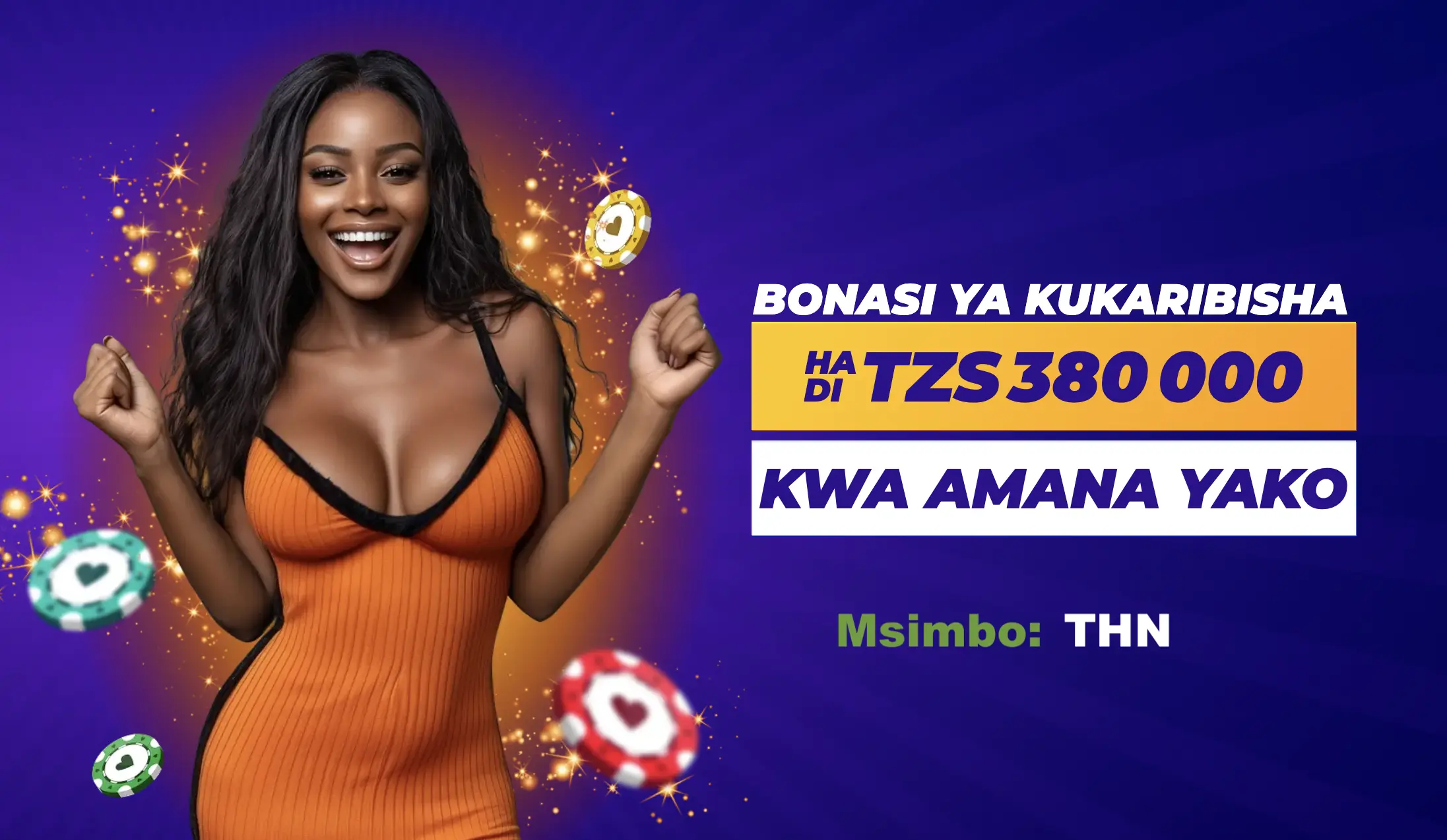 Ukurasa wa usajili wa bonasi ya PariPesa Tanzania