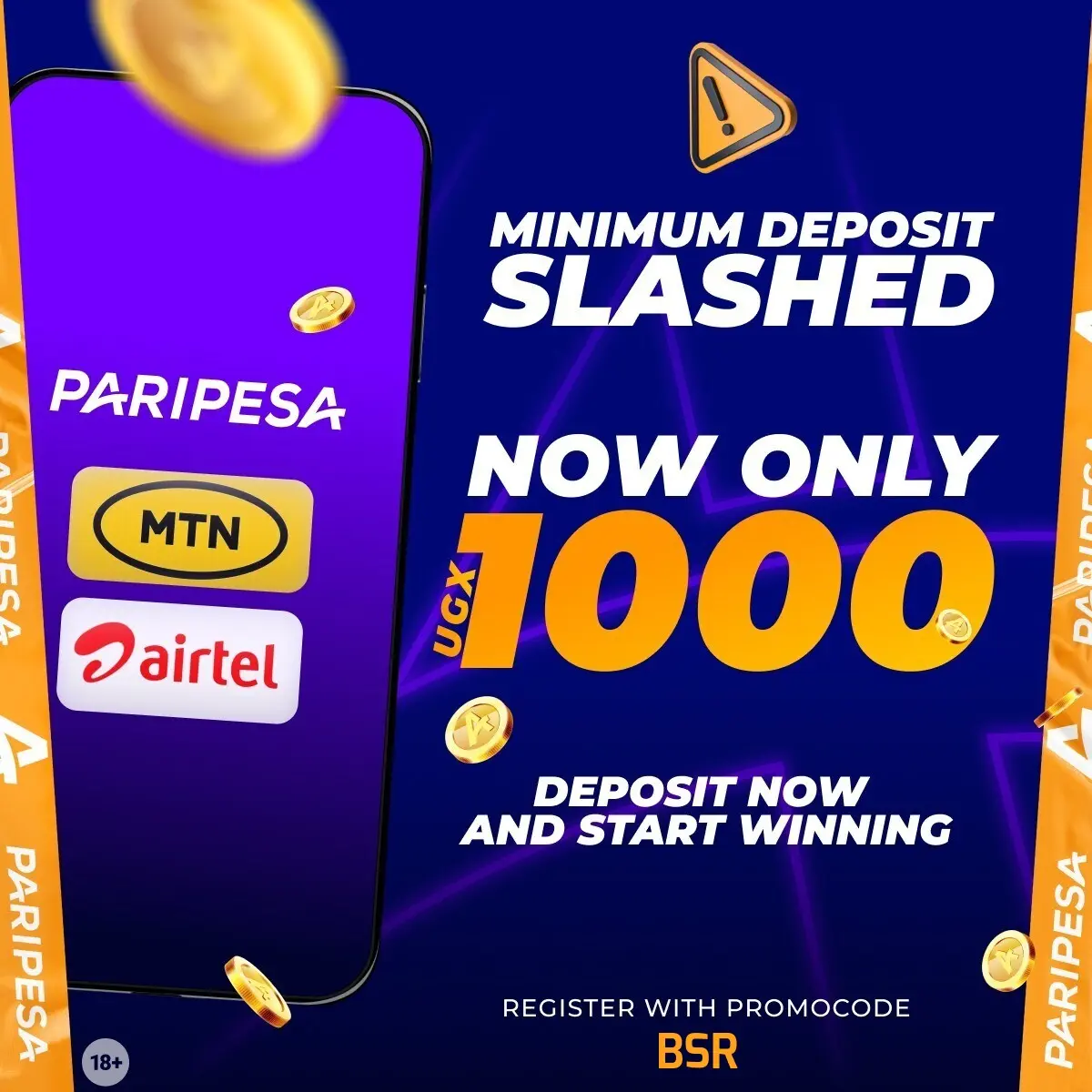 Paripesa Uganda payment limits