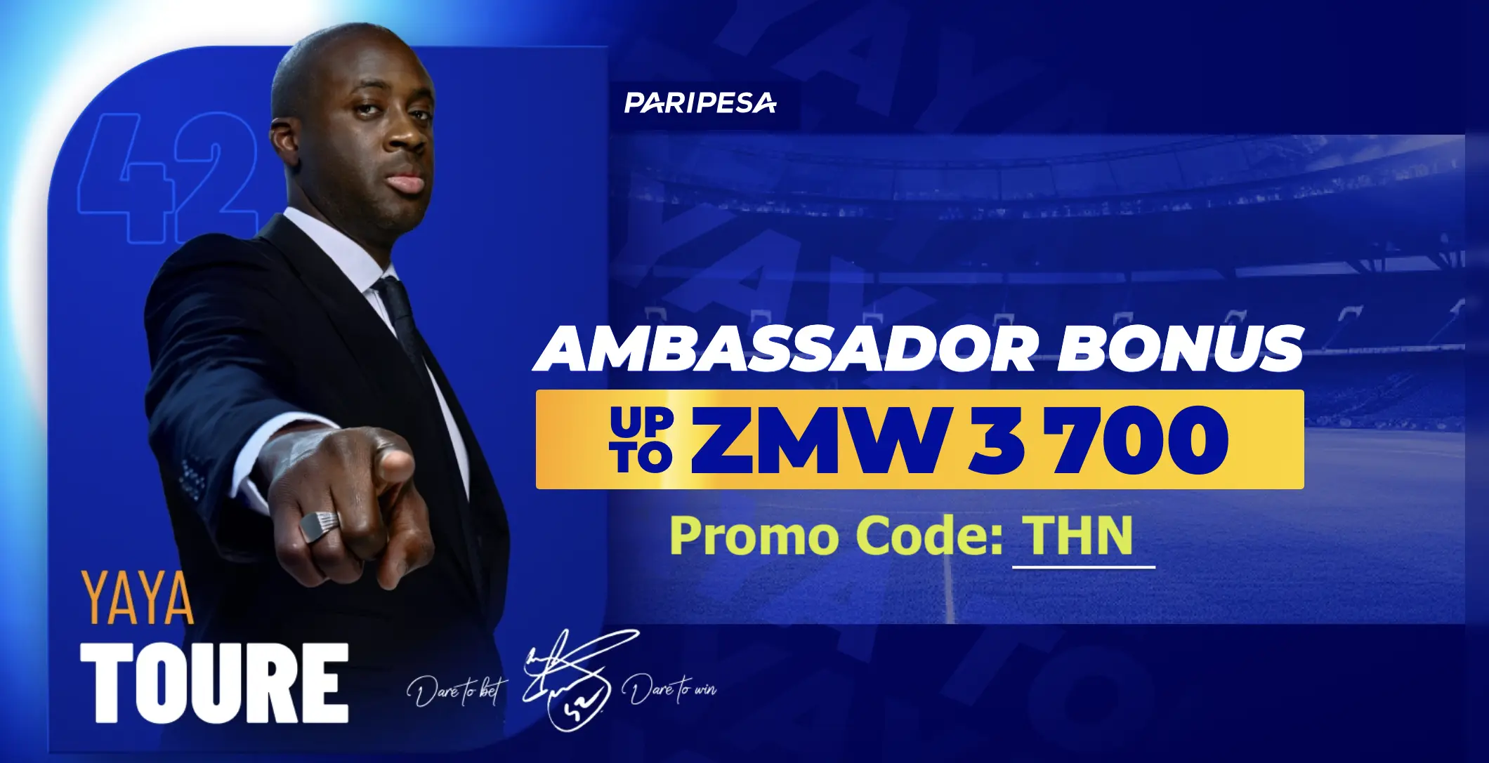 Paripesa Zambia Sign Up bonus